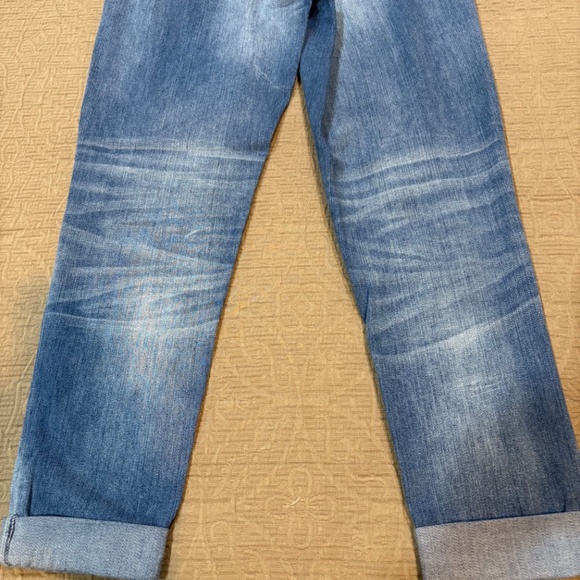 WHBM Jeans Womens 2 Blue The Girlfriend Distressed Light Wash Stretch Denim - Picture 8 of 9